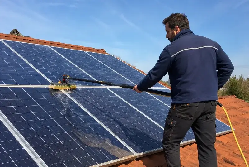 Nettoyage et entretien de panneaux solaires à Morlaàs
